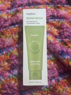 Beplain Mung Bean PH-Balanced Cleansing Foam Facial Cleanser